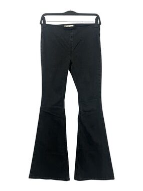 Free People We The Free Penny Pull On Flare Jeans Women’s 27 Black Stretch
